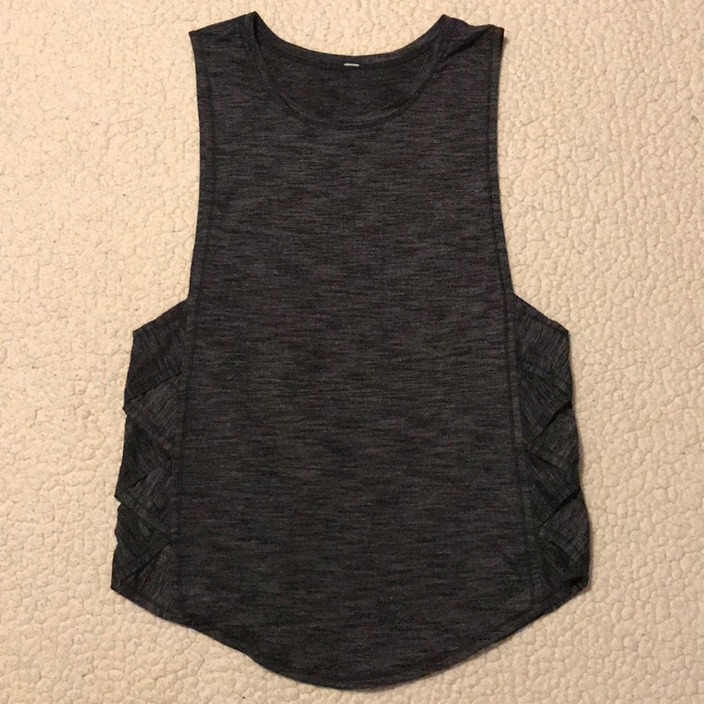 Lulu lemonbraided side tank top